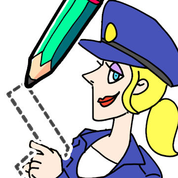Draw Happy Police 아이콘