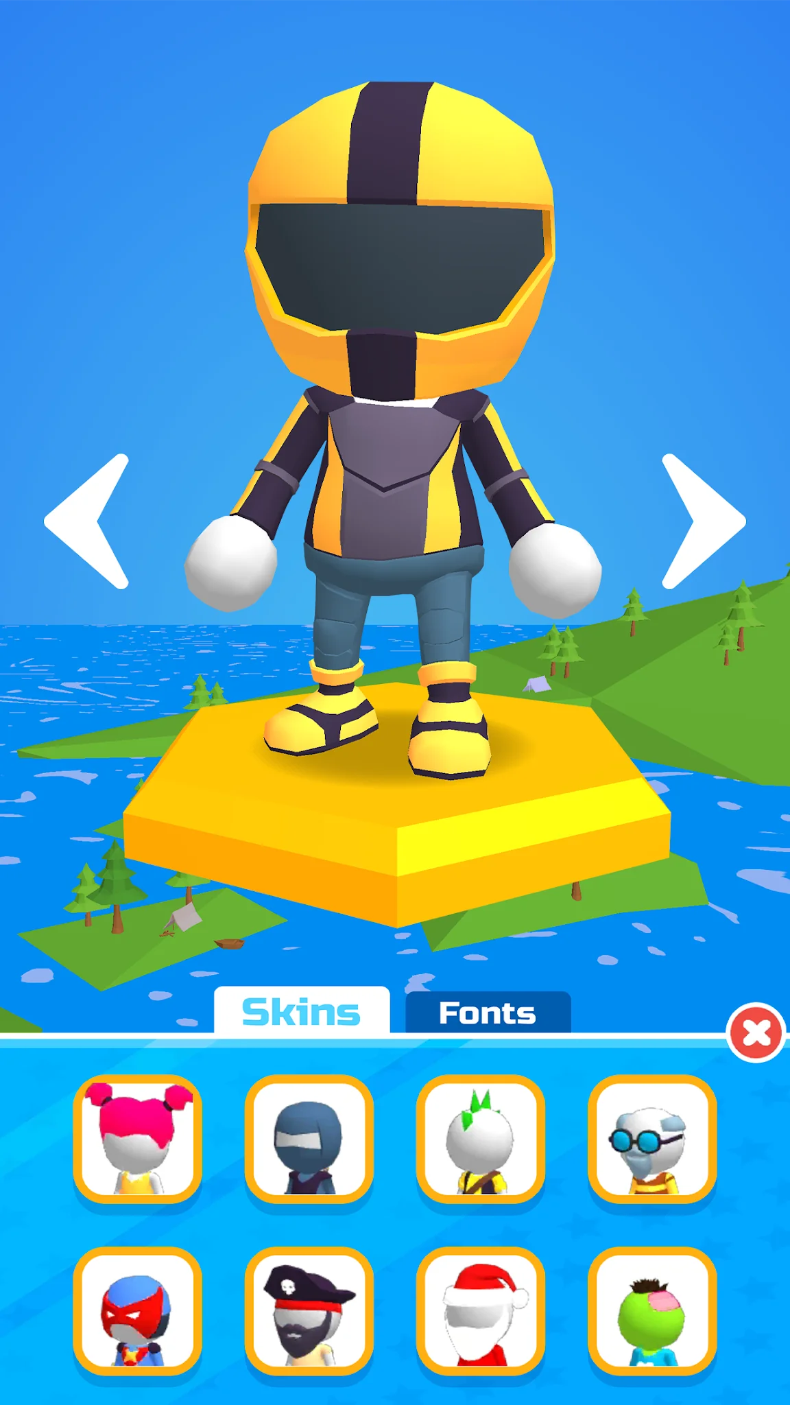 لقطة شاشة Do Not Fall .io %د