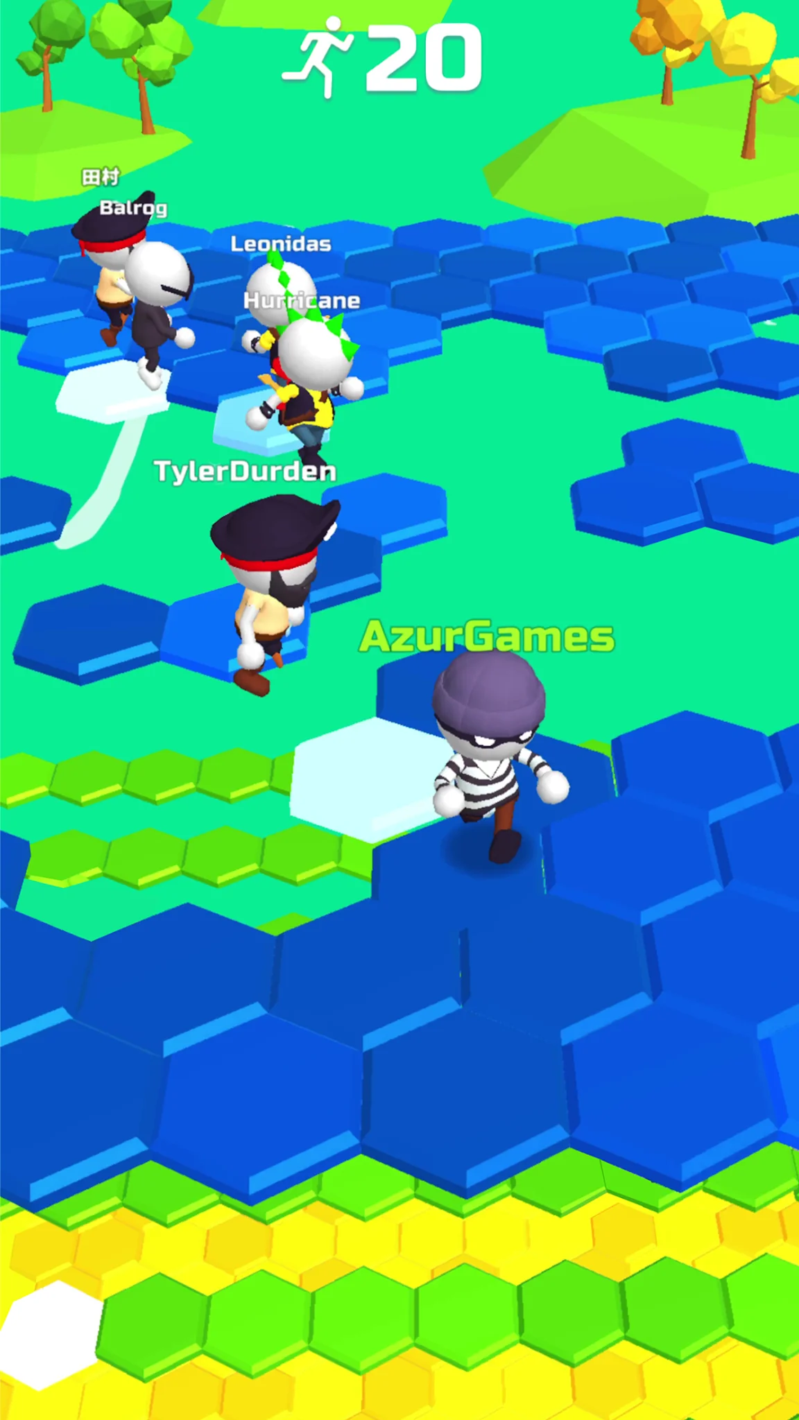 لقطة شاشة Do Not Fall .io %د