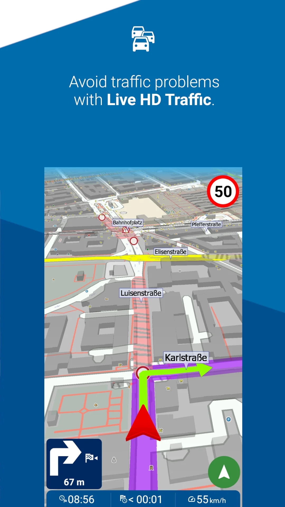 Скріншот MapFactor Navigator 6