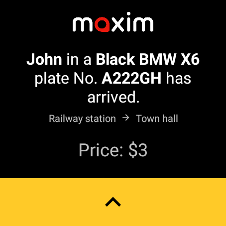 Στιγμιότυπο maxim — order a taxi & food 8