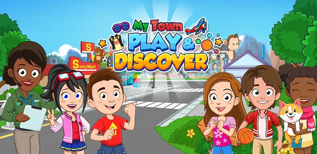 My Town : Play & Discover игра обложка для Android