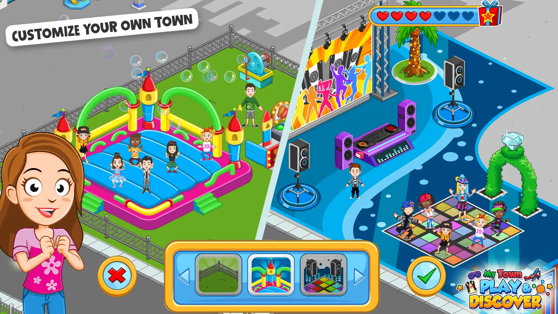 Скриншот My Town : Play & Discover 2