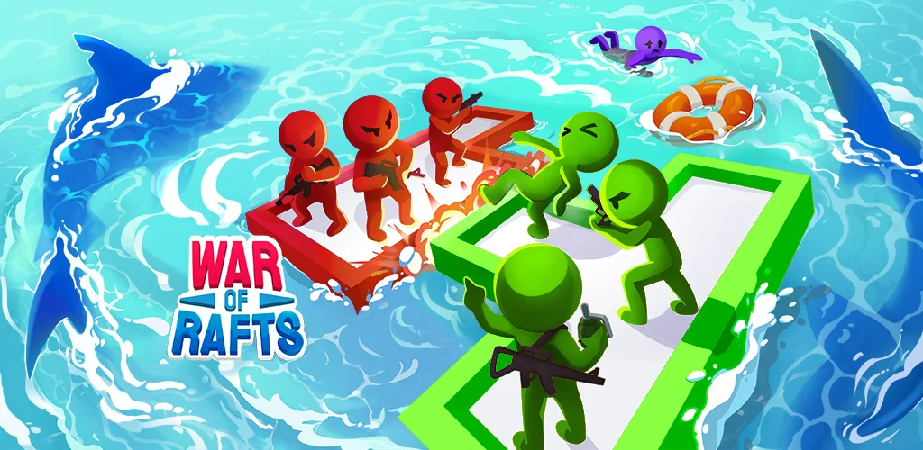 War of Rafts: бой на плотах игра обложка для Android