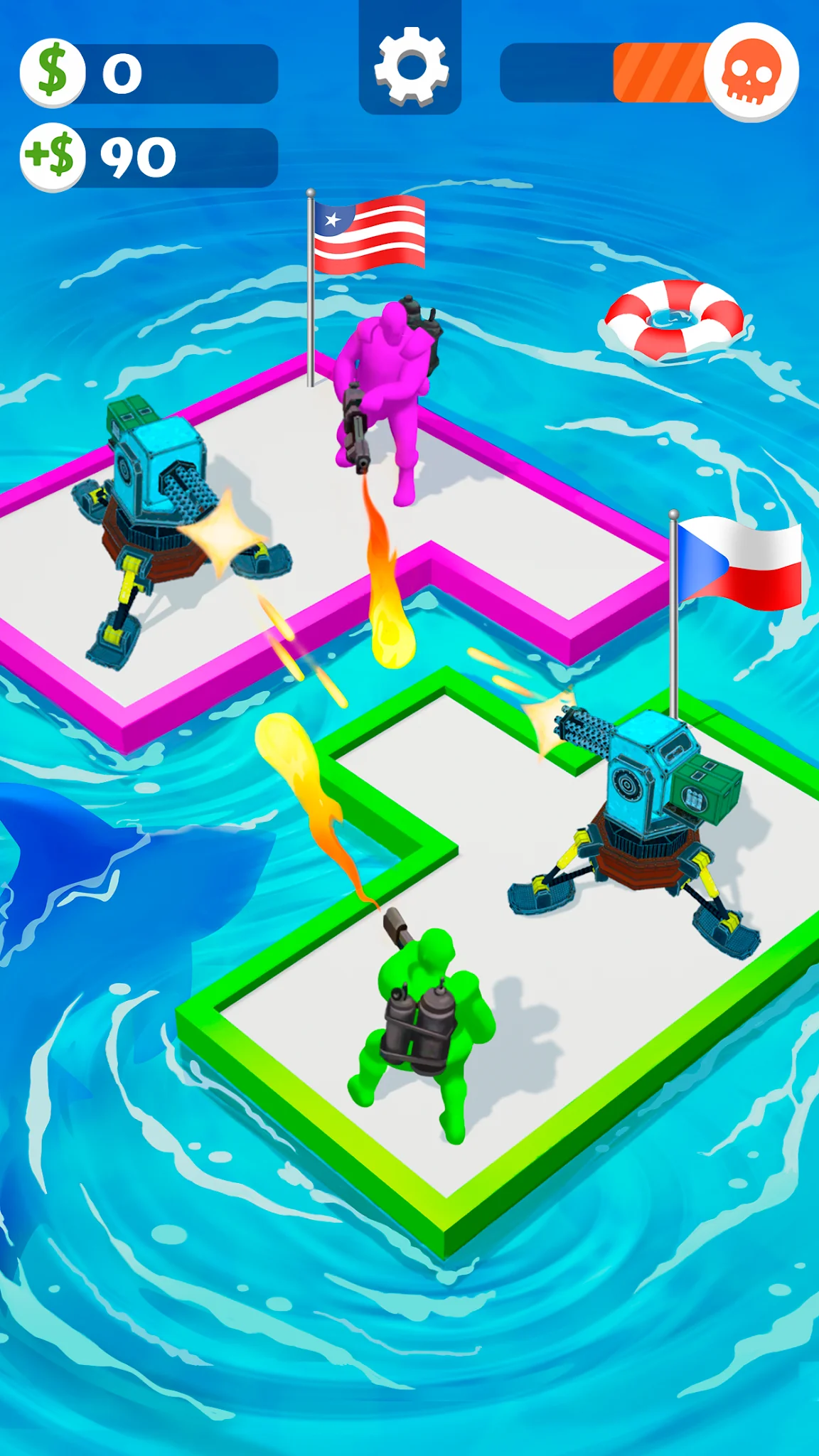 Скриншот War of Rafts: бой на плотах 4
