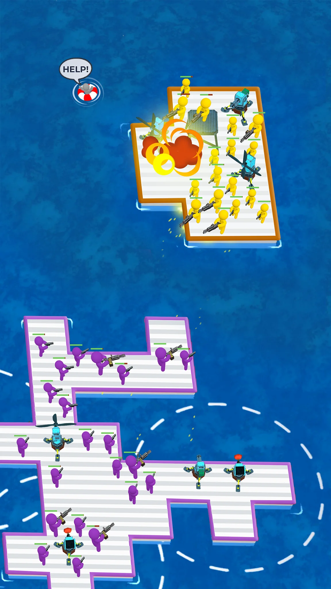 Скриншот War of Rafts: бой на плотах 8