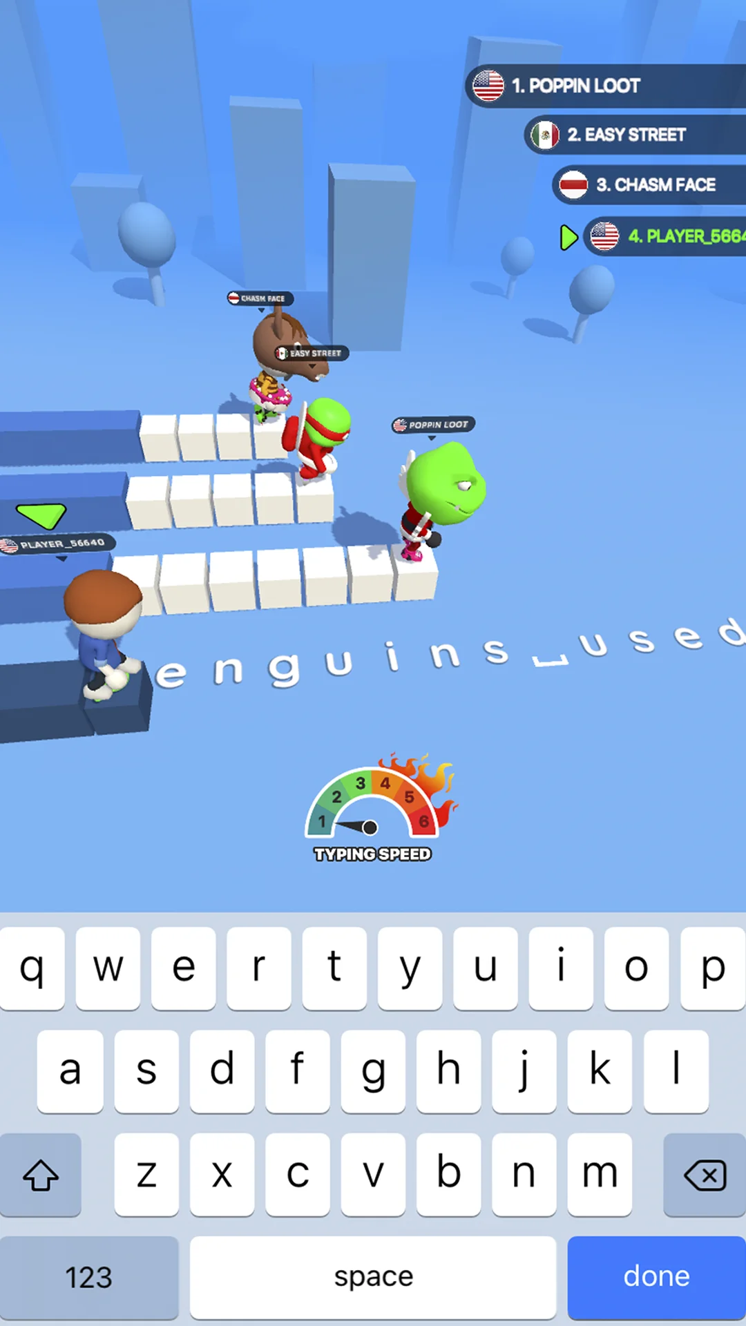 Ekran Görüntüsü Type Sprint: Typing Games 1