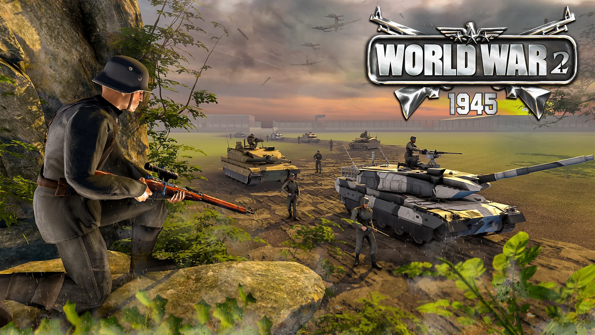 Captura de pantalla World War 2 1945: juegos ww2 5