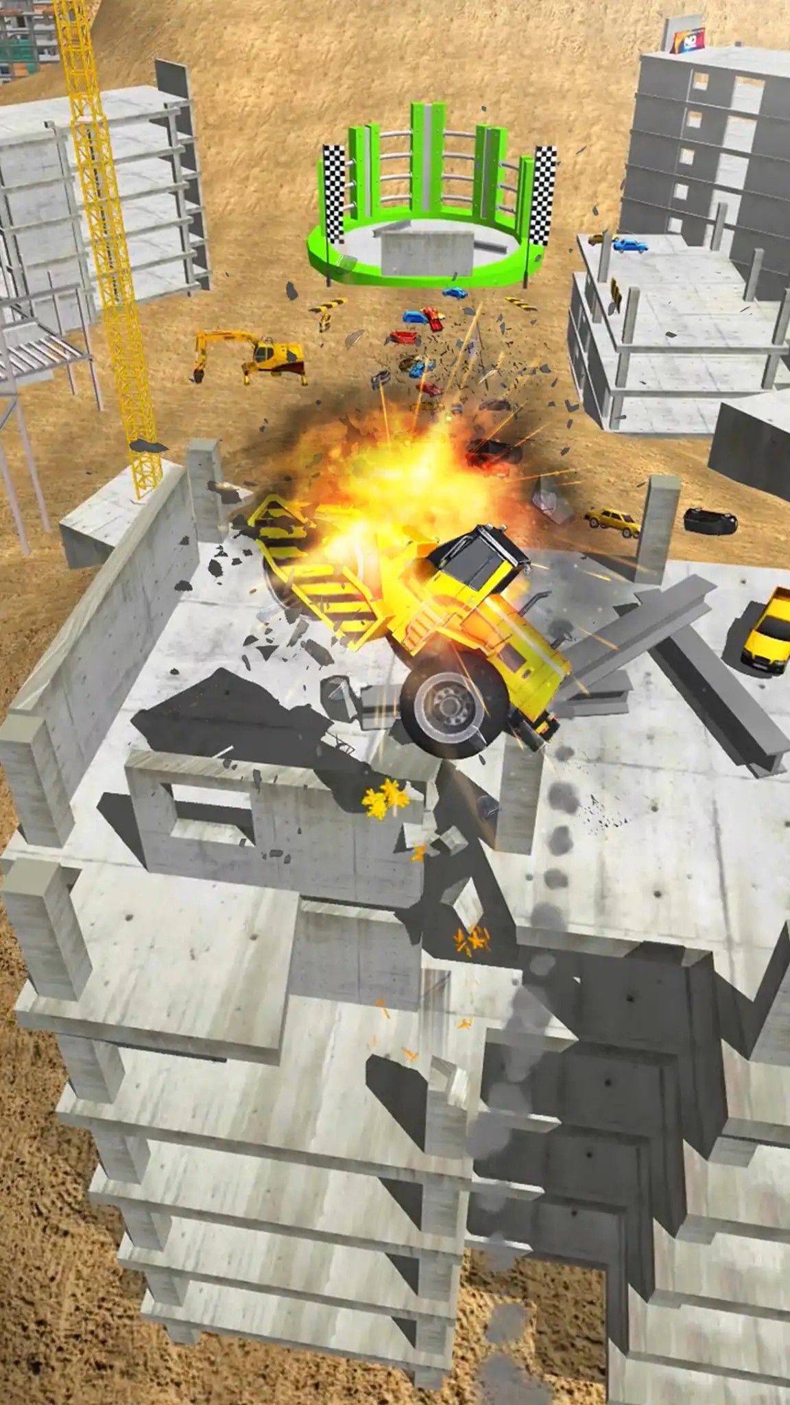 Captura de tela de Construction Ramp Jumping 6