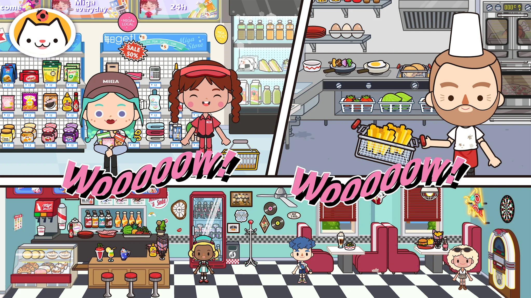 Στιγμιότυπο Miga Town: My World 3