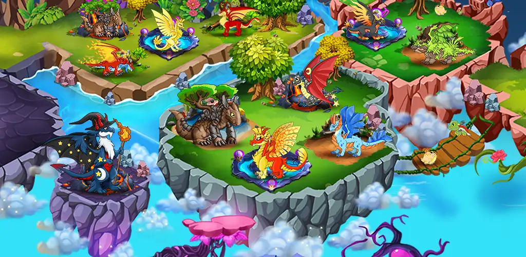 لقطة شاشة DRAGON VILLAGE -city sim mania %د