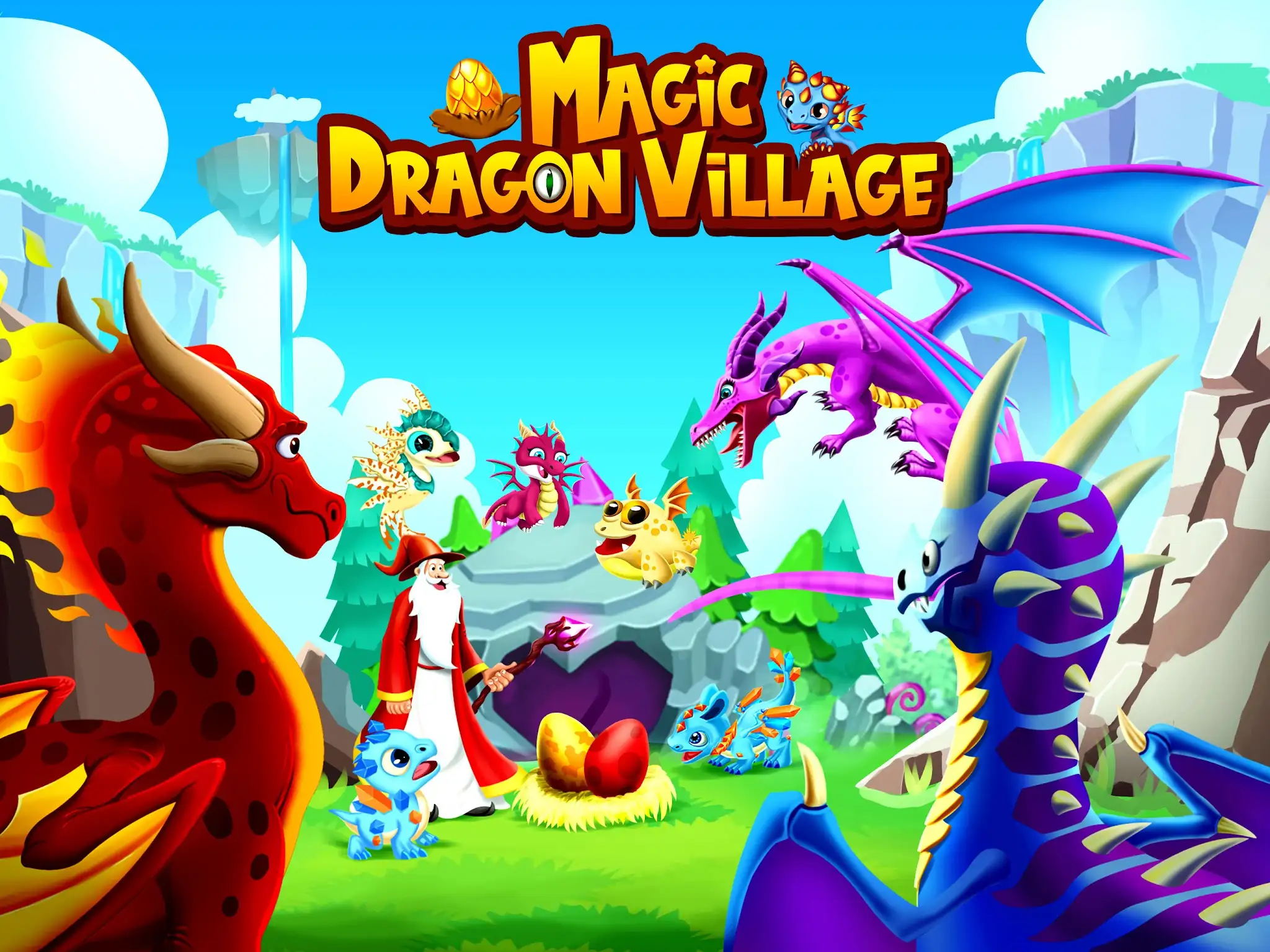 لقطة شاشة DRAGON VILLAGE -city sim mania %د