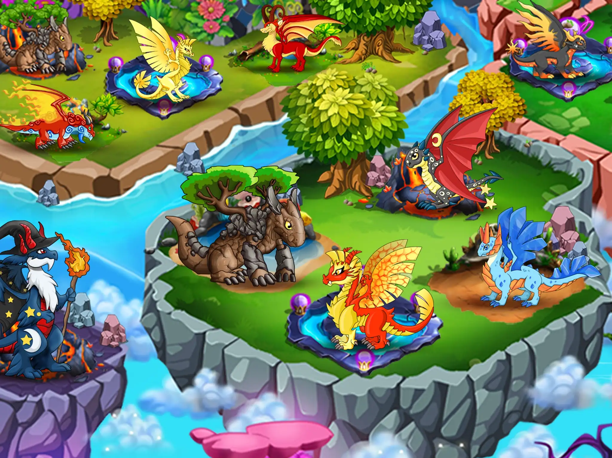 لقطة شاشة DRAGON VILLAGE -city sim mania %د