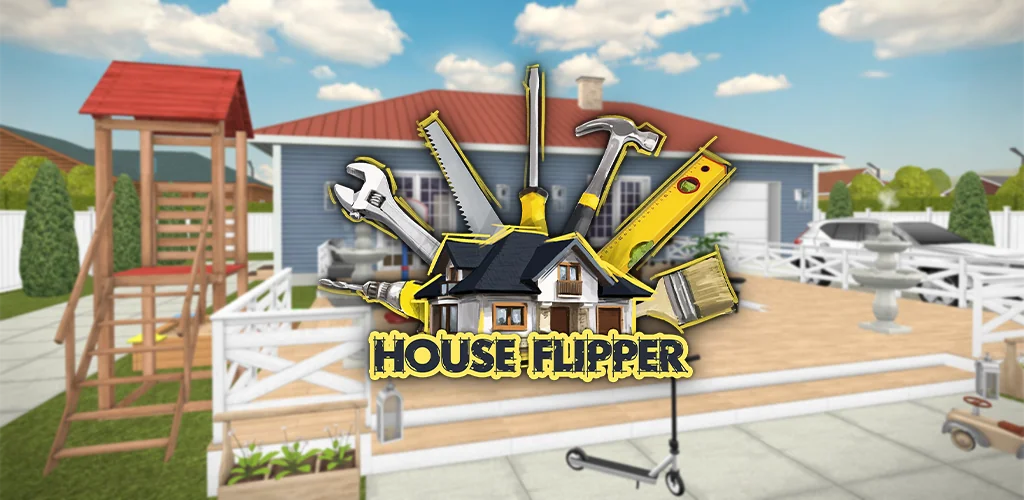 تصميم المنازل :House Flipper لعبة غلاف فني للأندرويد