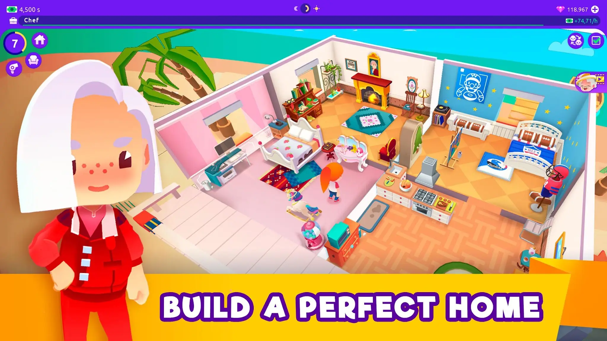 Скриншот Idle Life Sim 1