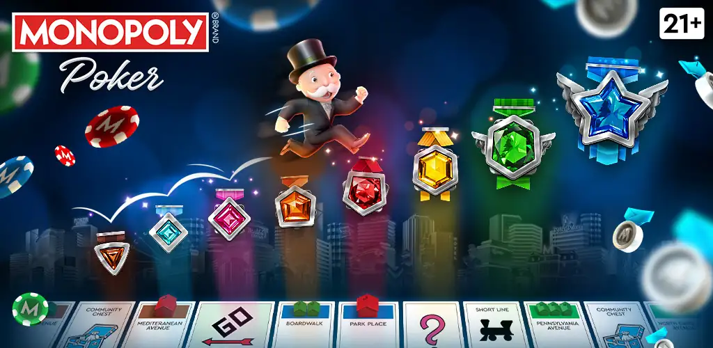 MONOPOLY Poker spel cover art for Android
