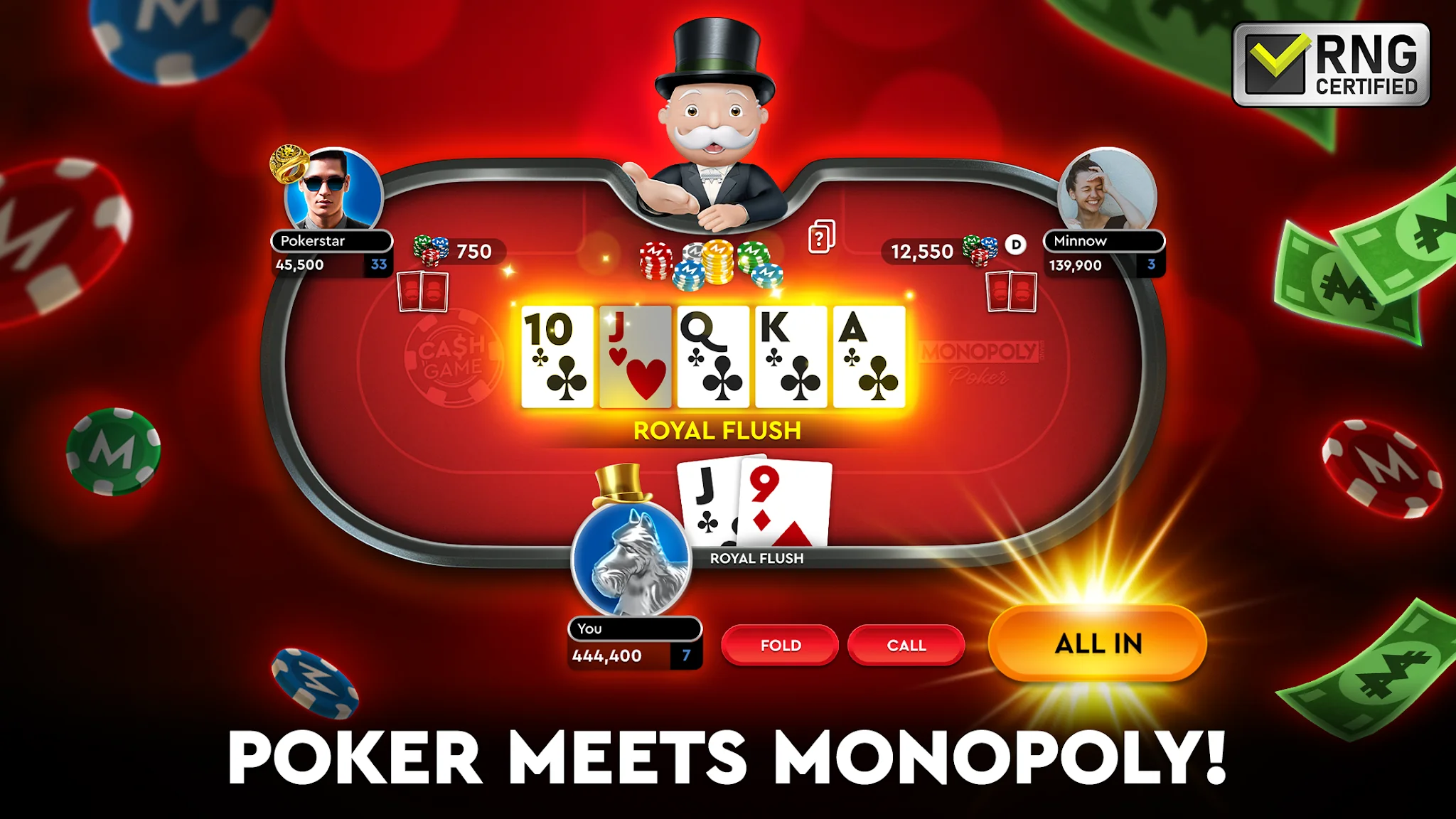 Screenshot MONOPOLY Poker 1
