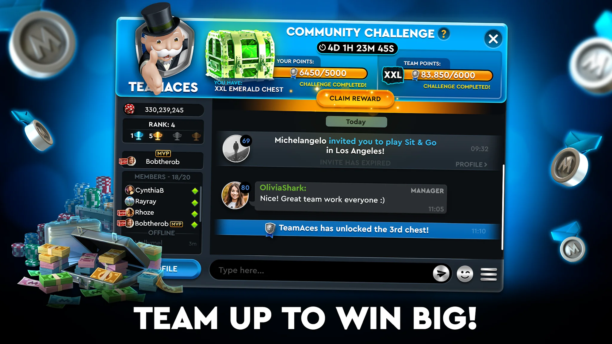 Screenshot MONOPOLY Poker 5