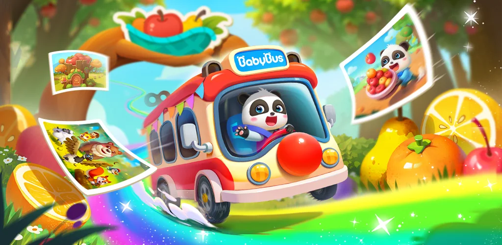 Bus Scolaire de Bébé Panda jeu cover art for Android