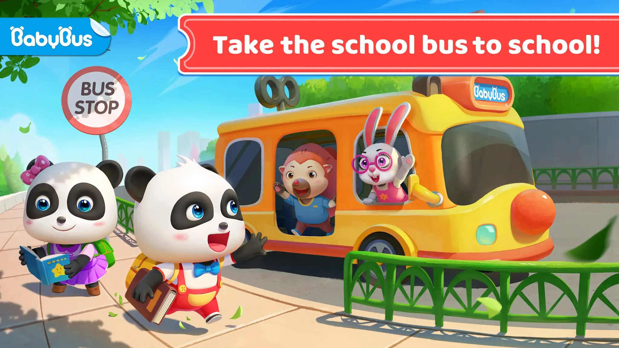 Capture d'écran Bus Scolaire de Bébé Panda 1
