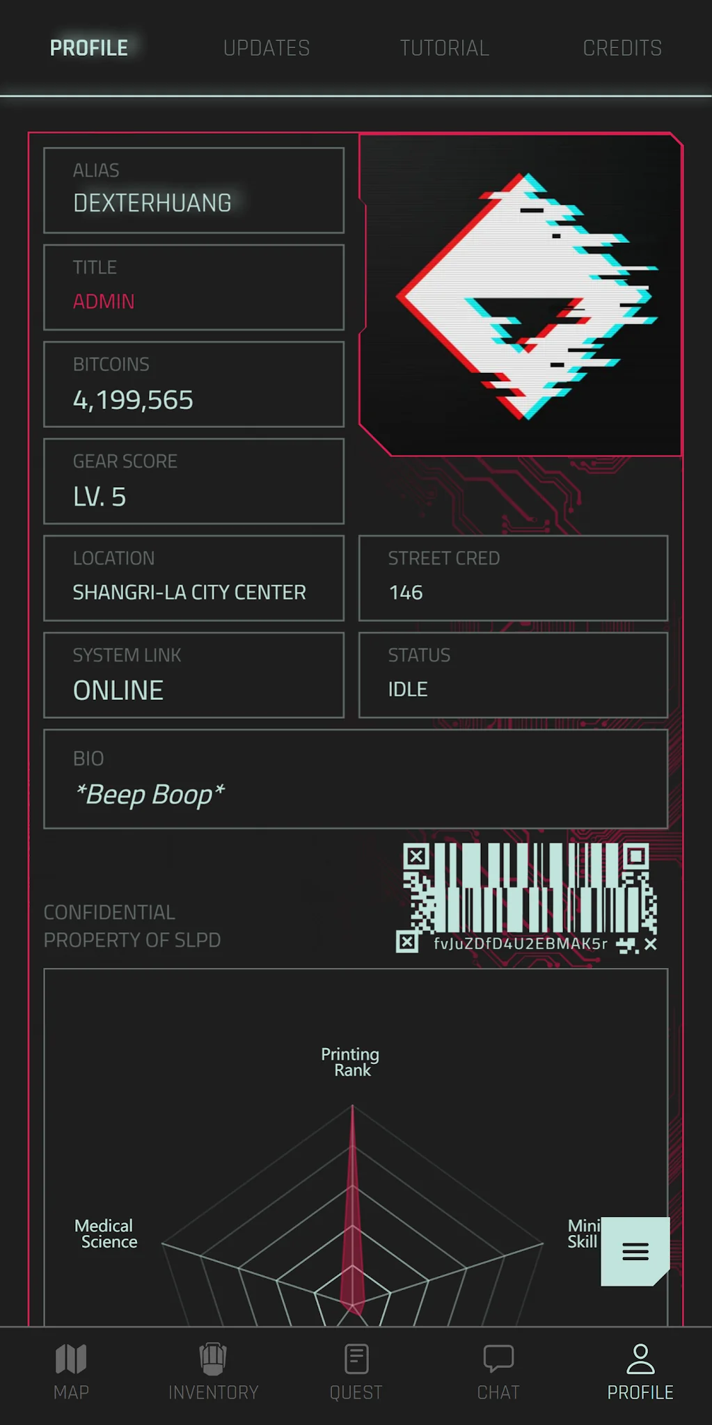 لقطة شاشة 3 لـ CyberCode Online: Text RPG