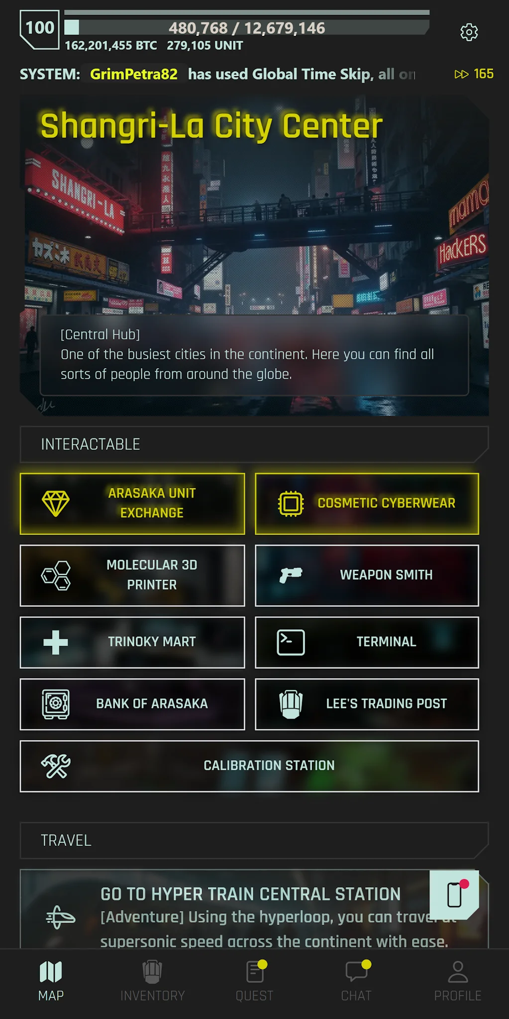 لقطة شاشة 8 لـ CyberCode Online: Text RPG