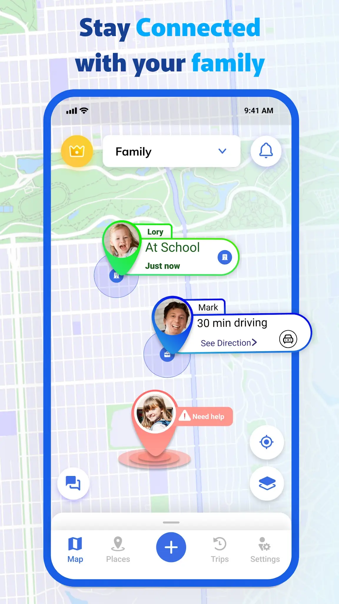 Στιγμιότυπο Connected: Family Locator 1