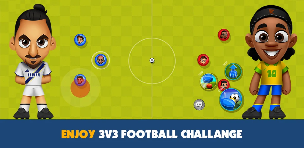 Super Soccer - 3V3 spel cover art for Android