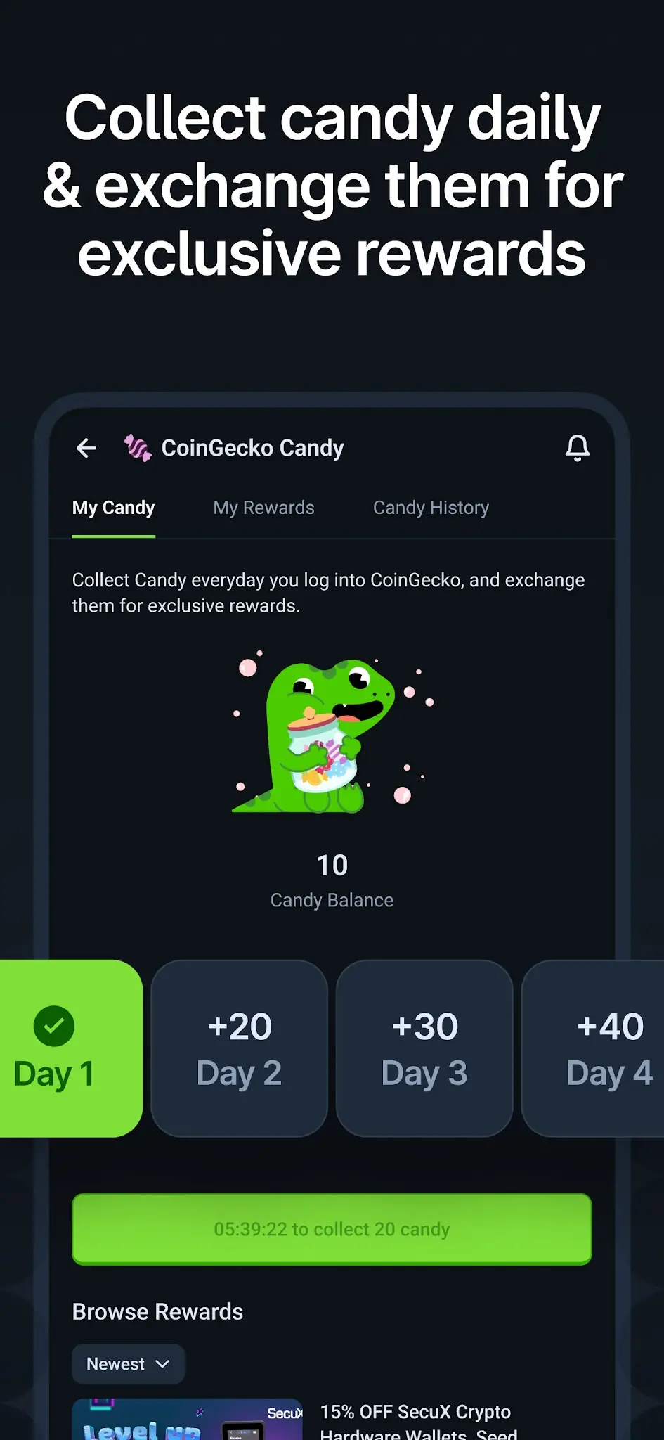 Capture d'écran CoinGecko 6