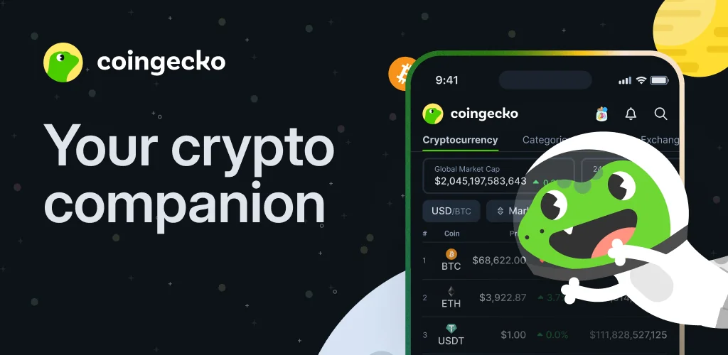CoinGecko application cover art for Android