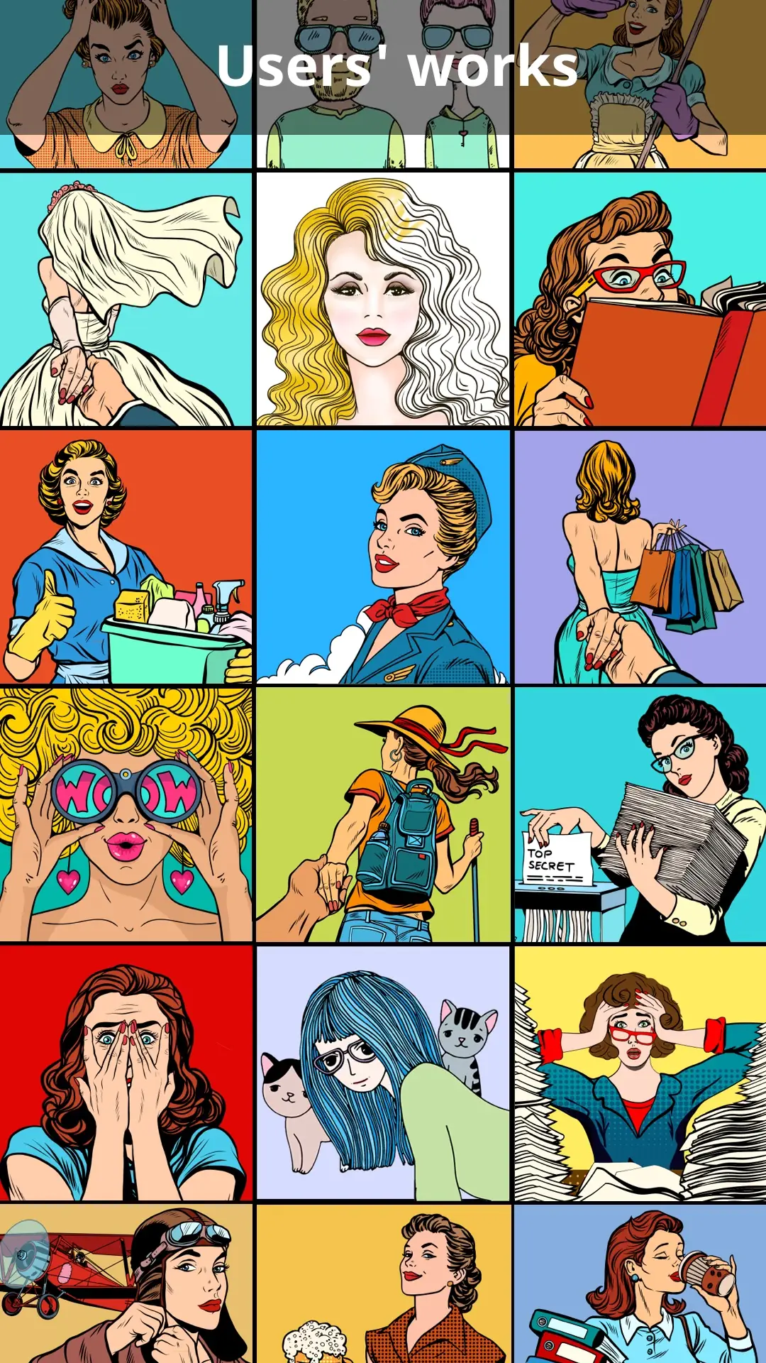 Capture d'écran Girls Coloring 3