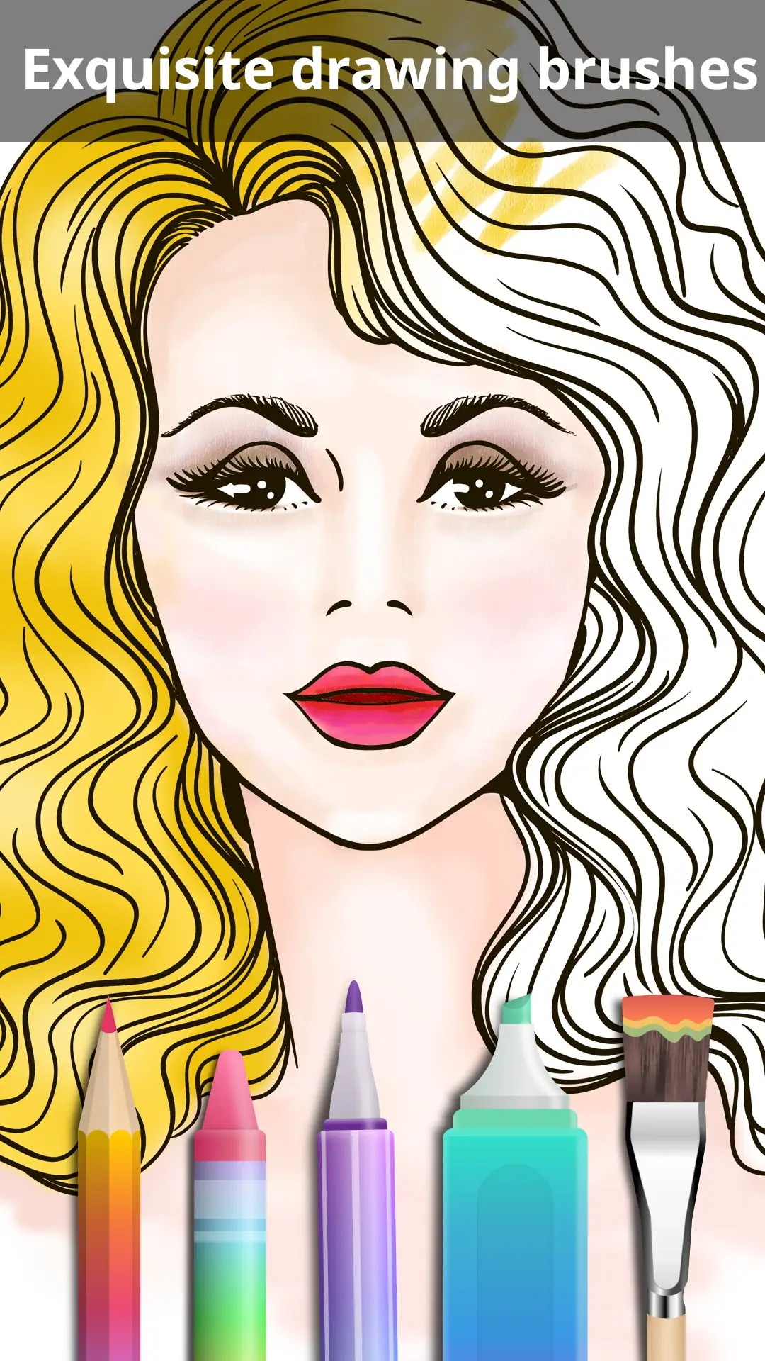 Capture d'écran Girls Coloring 4