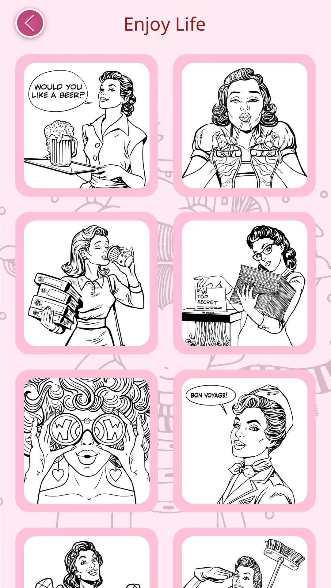 Capture d'écran Girls Coloring 7
