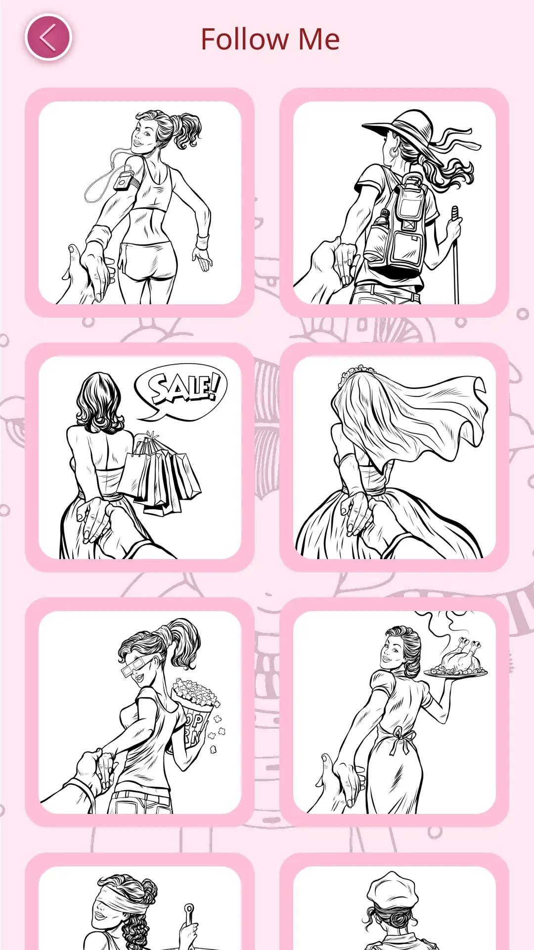 Capture d'écran Girls Coloring 8
