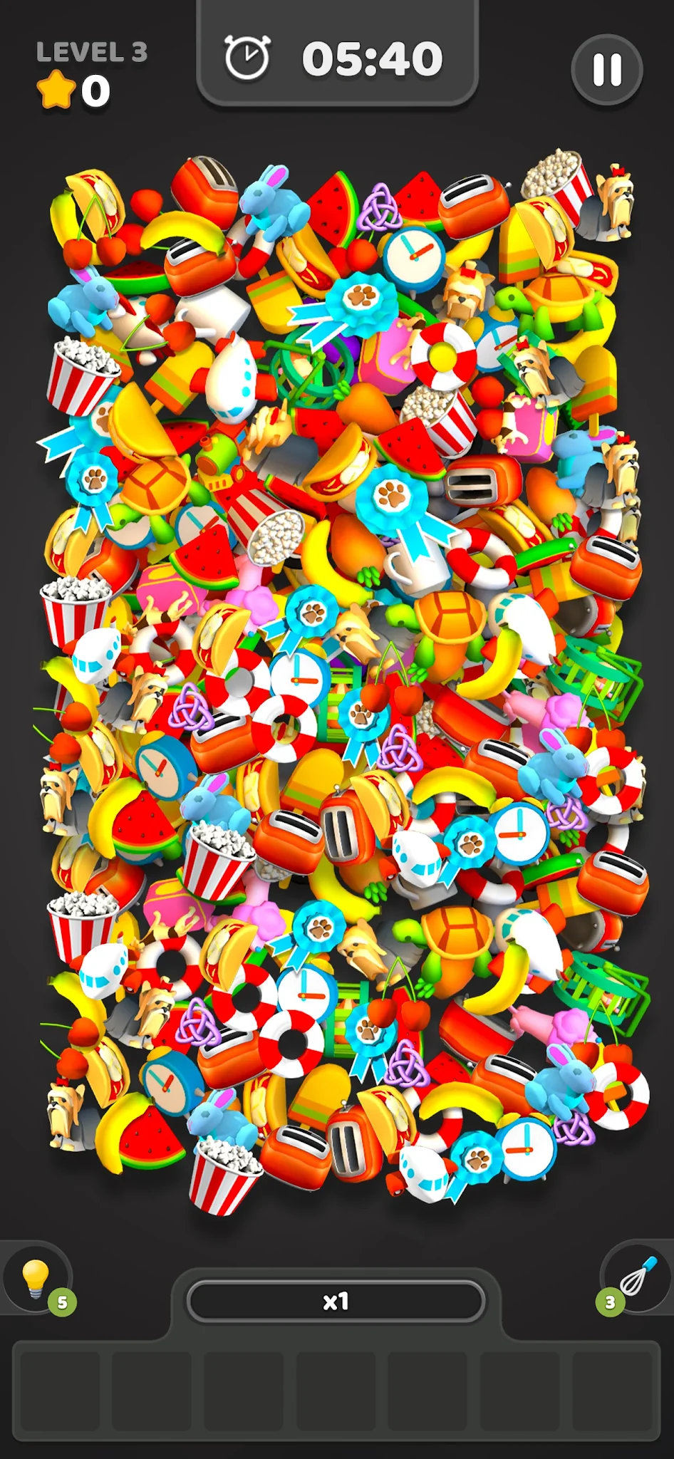 Match Tile 3D - Triple Puzzle képernyőkép 1
