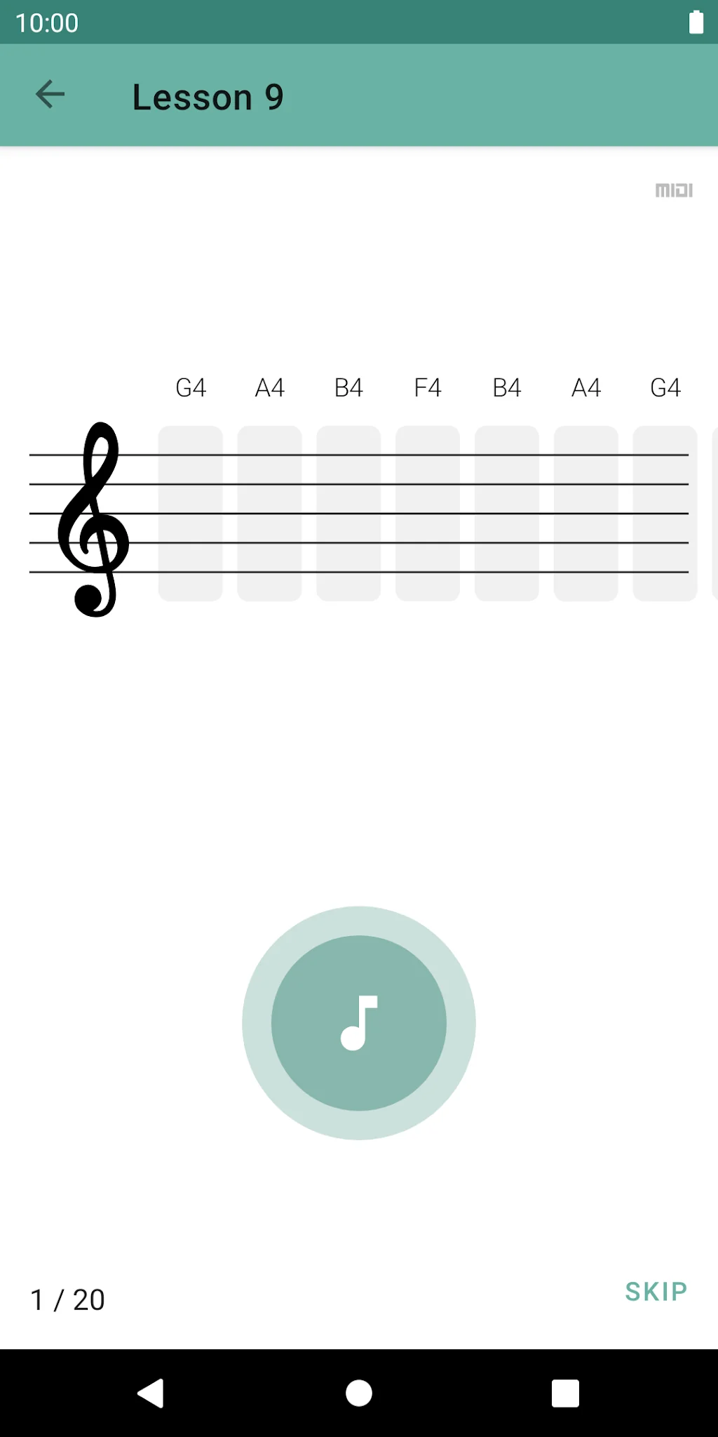 Скриншот Clefs: Чтение музыки с листа 4
