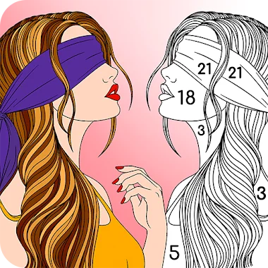 Colore per libro dei numeri Icona