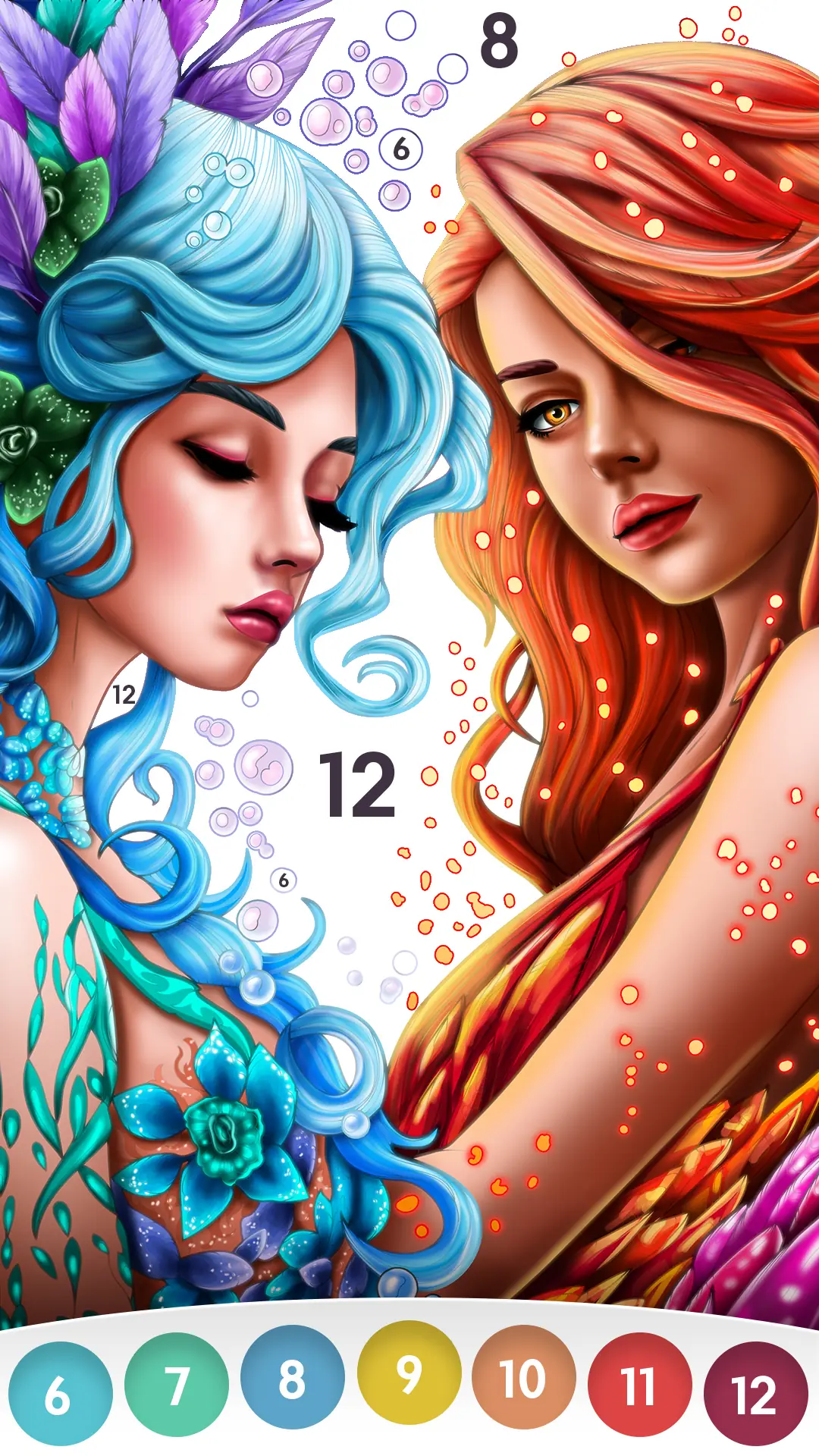Schermata Colore per libro dei numeri 8