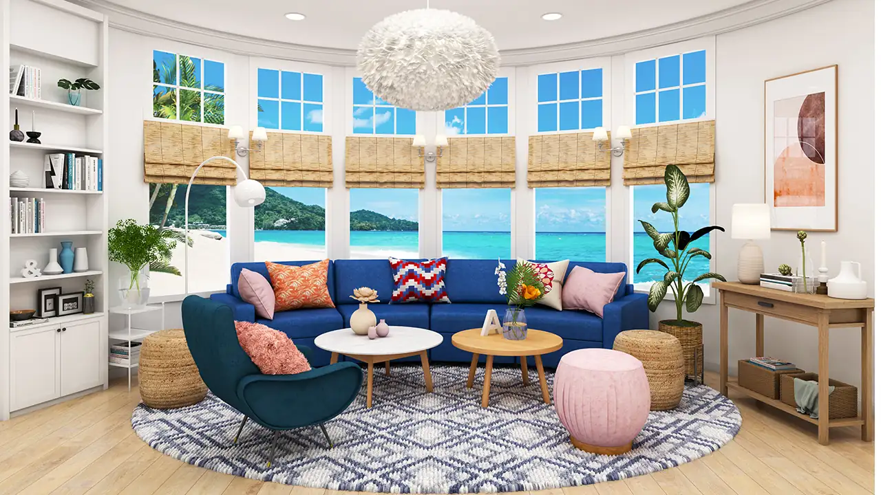 لقطة شاشة 3 لـ Home Design : Caribbean Life