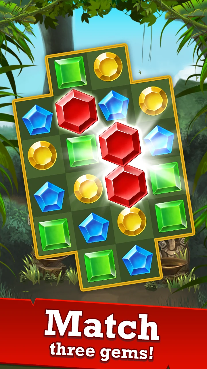 Captura de pantalla Jungle Gem: Joyas salvajes 1