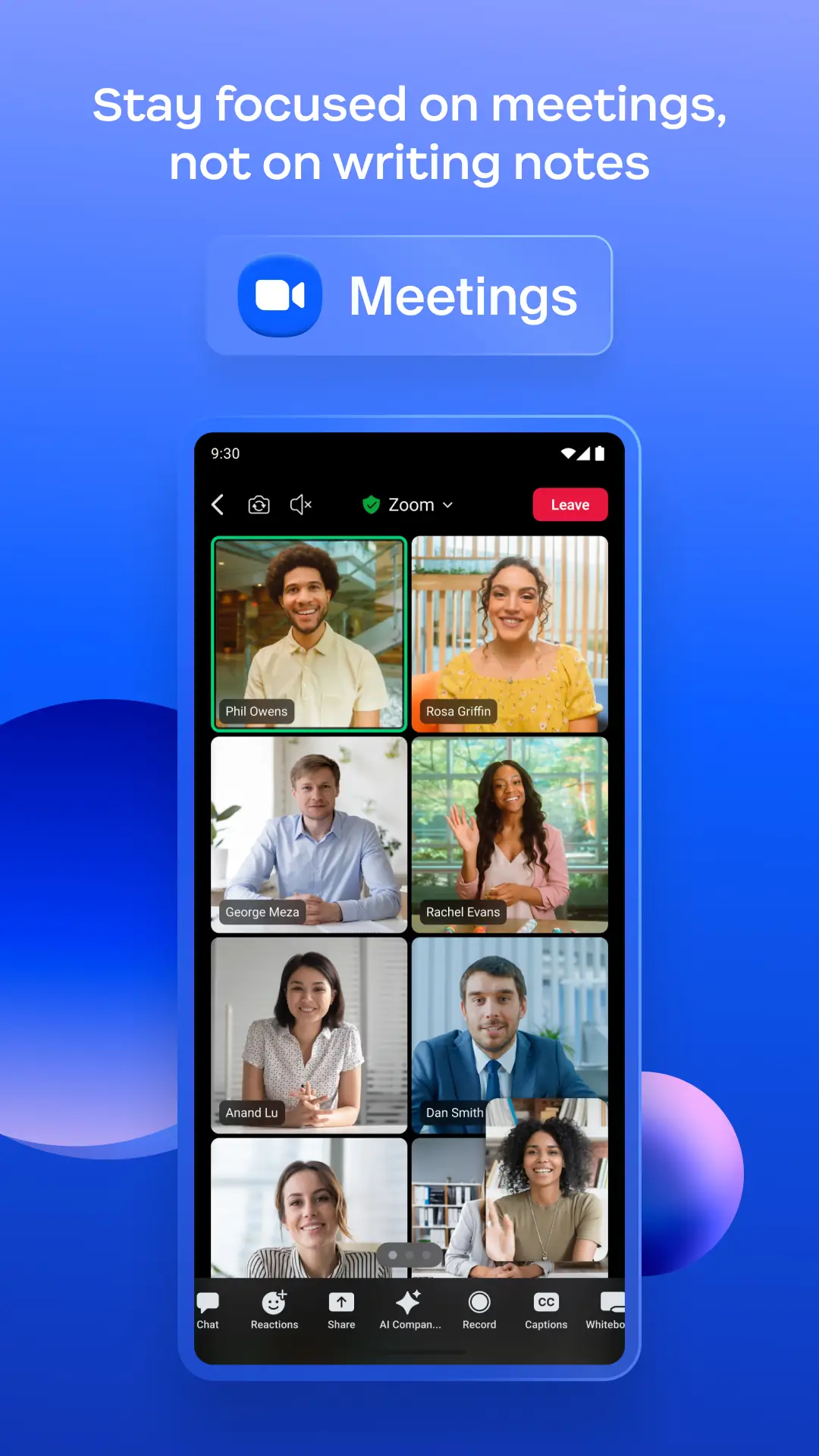 لقطة شاشة Zoom Workplace for Intune %د
