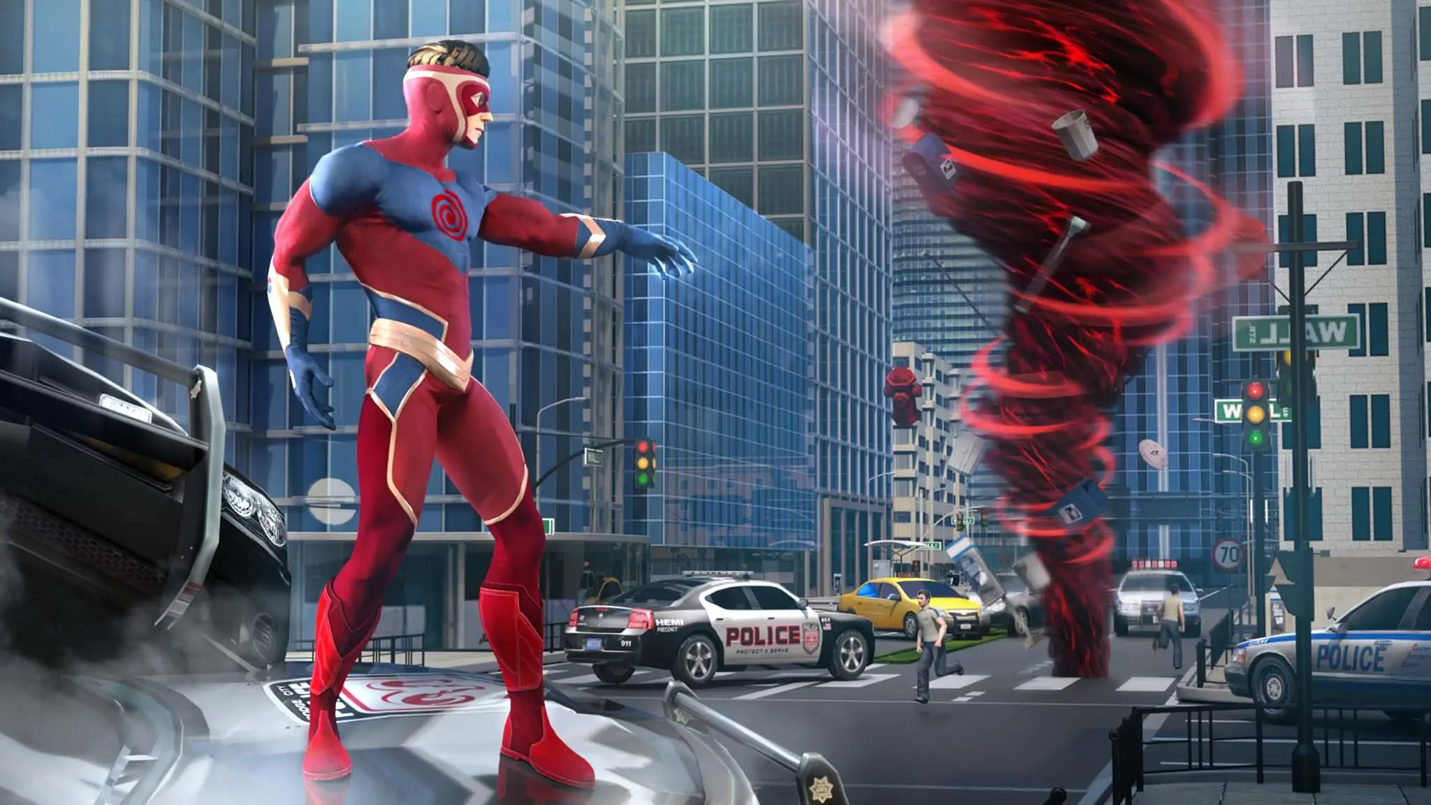 Скриншот Hurricane Superhero Tornado 1