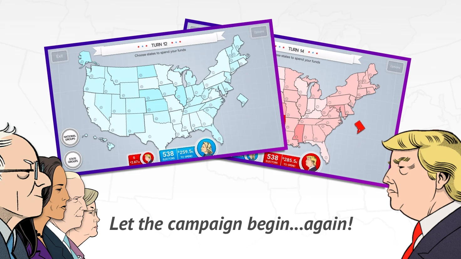 Скриншот 270 | Two Seventy US Election 1