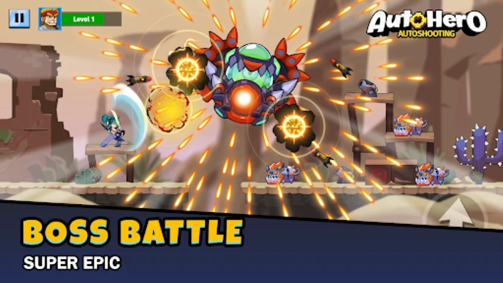 Snímek obrazovky Auto Hero: Auto-shooting game 3