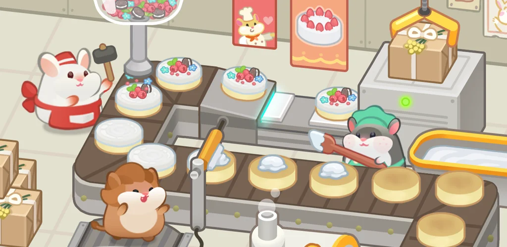 Hamster cake factory jeu cover art for Android