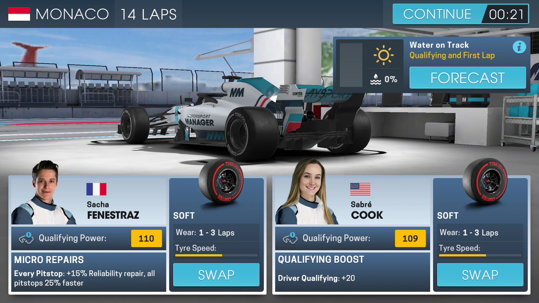 Snímek obrazovky Motorsport Manager Game 2025 5
