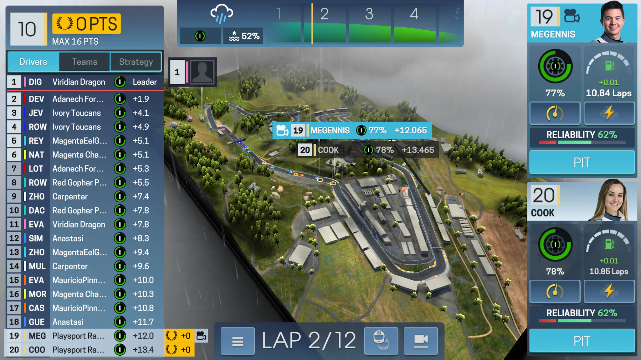 Snímek obrazovky Motorsport Manager Game 2025 7