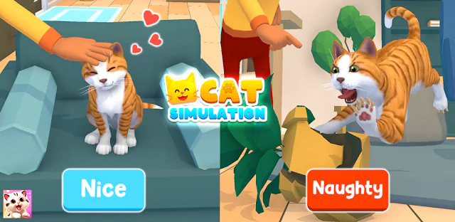 Seni muka depan Cat Life: Pet Simulator 3D