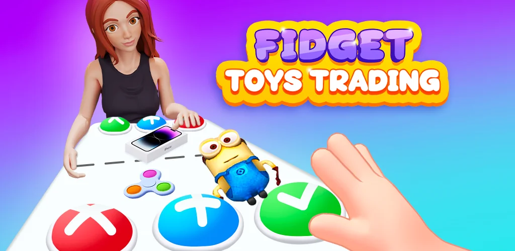 Fidget Toys Trading・Pop It 3D spel cover art for Android