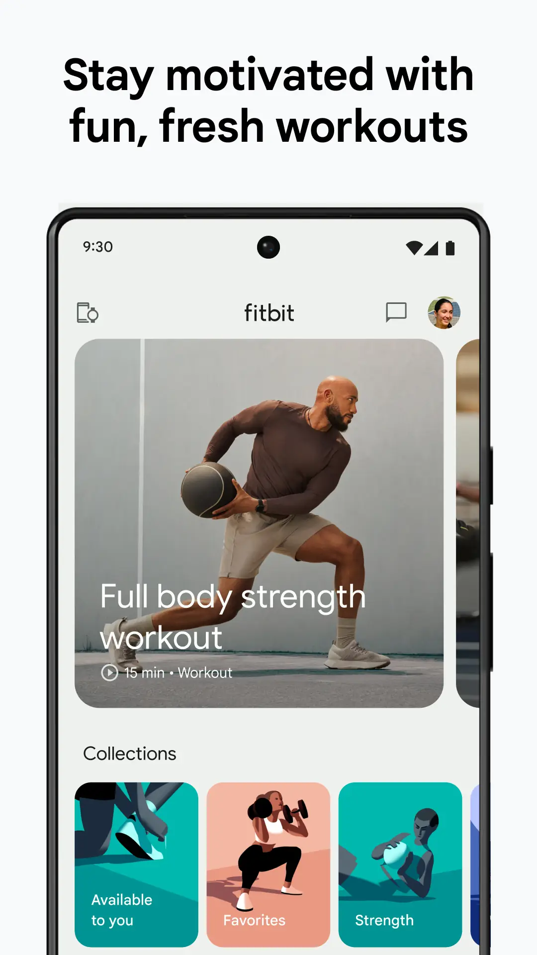 Tangkapan layar Fitbit 2